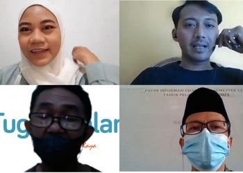 Para mentor Pelatihan jurnalistik SMK NU Sunan Ampel Poncokusumo