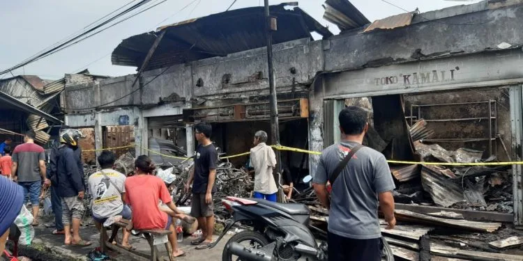Pasar Bululawang kebakaran