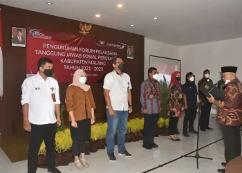 Perkuat Potensi CSR, Sanusi Kukuhkan Pengurus Forum Pelaksana Tanggung Jawab Sosial Perusahaan