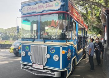 Bus Macito yang akan beroperasi mulai April 2022 secara gratis. Foto: M Sholeh