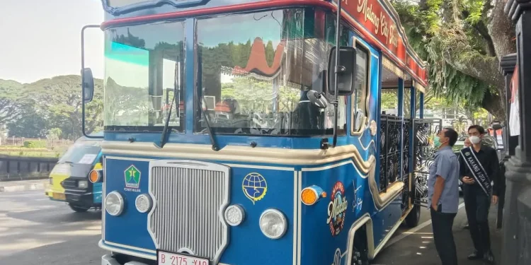 Bus Macito yang akan beroperasi mulai April 2022 secara gratis. Foto: M Sholeh