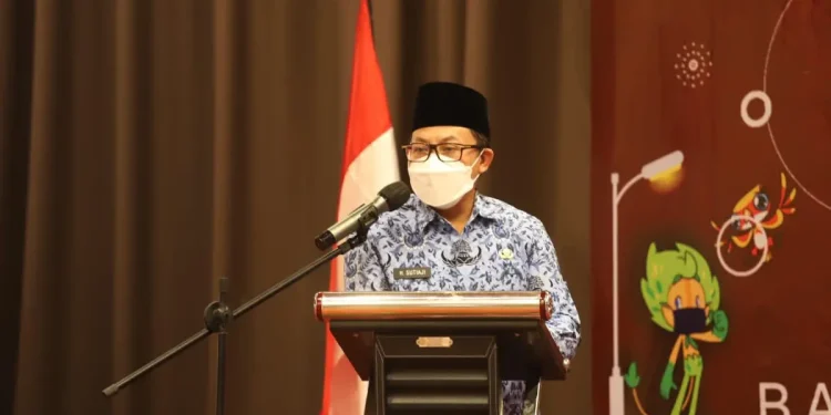 Wali Kota Malang, Sutiaji saat memberikan arahan. Foto: dok