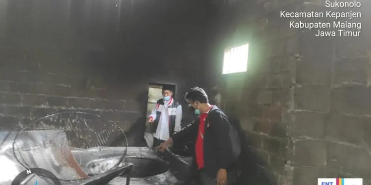 Pabrik kerupuk yang menjadi tempat kejadian perkara. Foto: dok