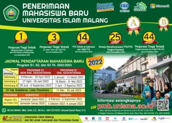 Pendaftaran Mahasiswa Baru Unisma Telah Dibuka