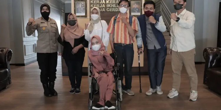 Polresta Malang Kota mengundang penyandang disabilitas untuk mempresentasikan kompetensinya. Foto: Polresta Malang Kota