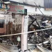 Kios pedagang Bululawang yang terbakar