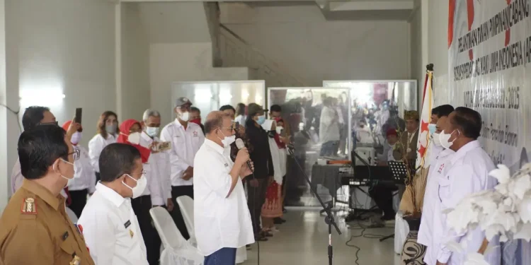 Pelantikan asosiasi pedagang kaki lima Kota Batu