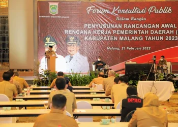 Bupati Malang saat pengarahan RKPD Kabupaten Malang 2023