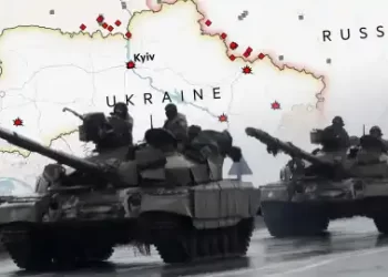 Ilustrasi. Pasukan Tank Russia memasuki Ukraina. foto/Financial T