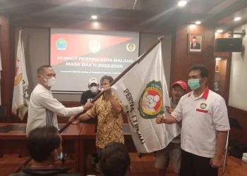 pertina - Yiyesta Ndaru Terpilih Secara Aklamasi Menjadi Ketua Pertina Kota Malang