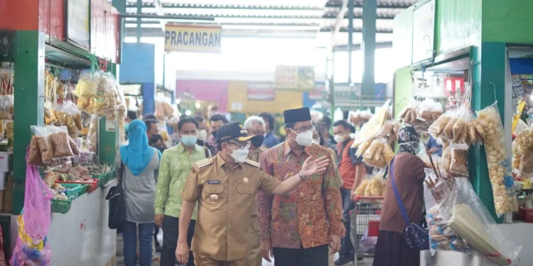 malang - Wali Kota Malang Sutiaji Ajak Bupati Sidoarjo Tengok Pasar Oro-Oro Dowo