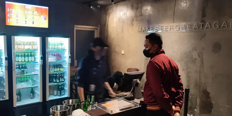 malang - Polresta Malang Kota Tutup Kafe Pelanggar Jam Malam