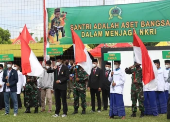 21 Pondok Pesantren Ikuti Turnamen Futsal Santri Piala Danrem 083/BDJ