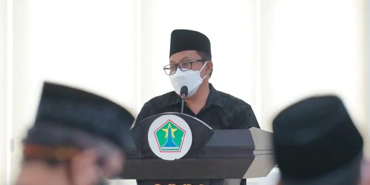 Sutiaji dalam rapat kerja DMI Kota Malang. Foto: dok