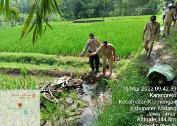 Petani di Kromengan Tewas Tertimpa Sepeda Motor