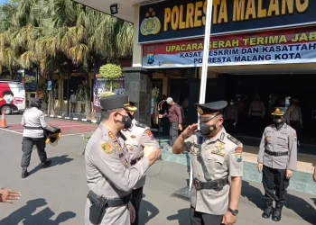 Mutasi Pejabat, Kapolresta Malang Kota Pesan Tuntaskan Perkara Atensi dan Anti Pungli