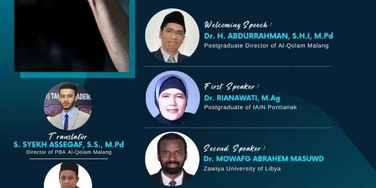 Virtual International Seminar Pascasarjana Al-Qolam Malang. Foto: dok