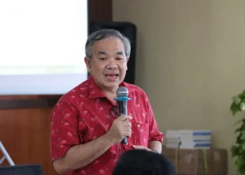 Dr Aqua Dwipayana Tetap Semangat Sharing Komunikasi dan Motivasi Meski Alami Pecah Ban Mobil