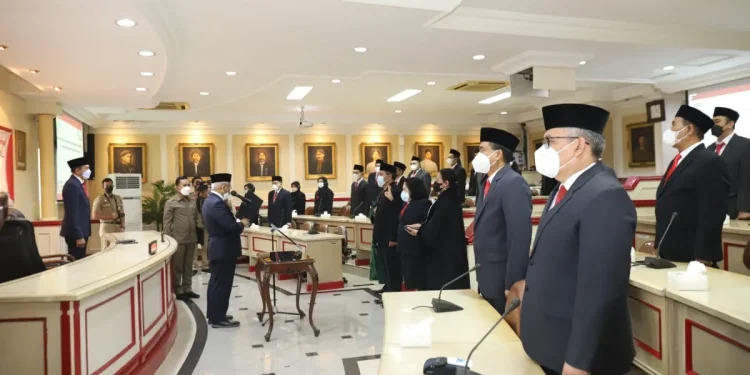 Suasana pelantikan Pejabat Fungsional Pemkab Malang, Senin (14/3/2022). Foto: Humas Pemkab Malang