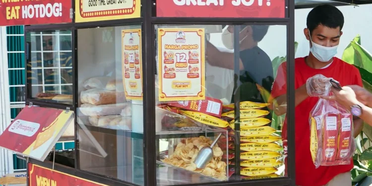 Hotdog Boy buka di kota malang