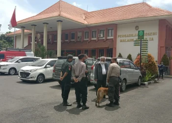 Persidangan kasus SMA SPI Kota Batu.