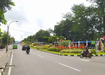 Kawasan Jalan Sultan Agung Kota Batu.