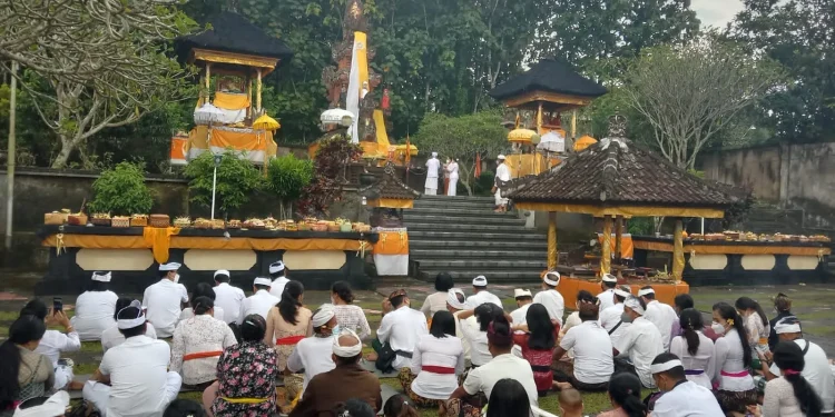 malang - Menilik Upacara Tawur Kesanga Jelang Ibadah Nyepi di Pura Luhur Dwijawarsa Kota Malang