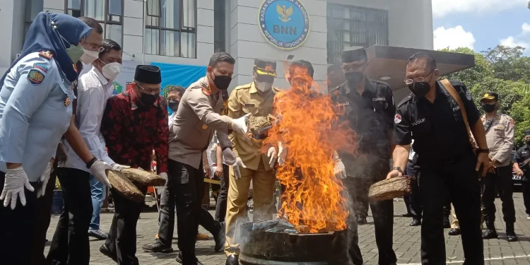 bnn bakar narkoba