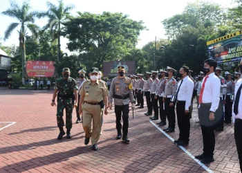Apel gelar pasukan operasi ketupat semeru di Polres Malang