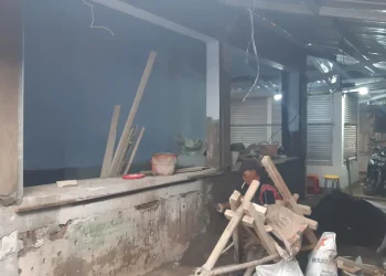 Kios di Pasar Bululawang siap dipakai
