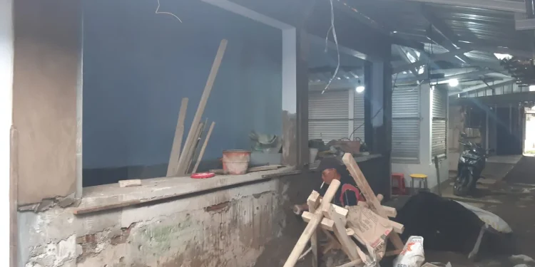 Kios di Pasar Bululawang siap dipakai