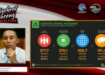 Webinar Ngobrol Bareng Legislator :  Cerdas dan Bijak di Ruang Digital. Foto : tangkapan layar