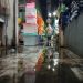 Lapak pedagang Pasar Besar Kota Malang Kebanjiran