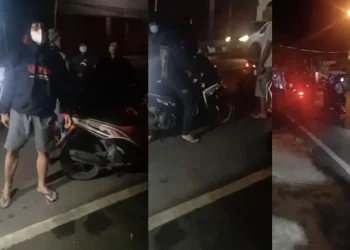geng motor keroyok