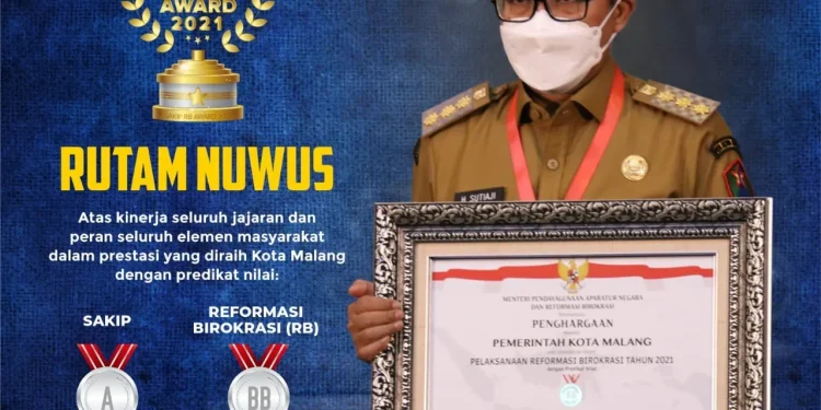 Pemkot Malang dapat penghargaan dari Kemenpan RB