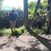 Polisi melakukan olah TKP buang bayinya
