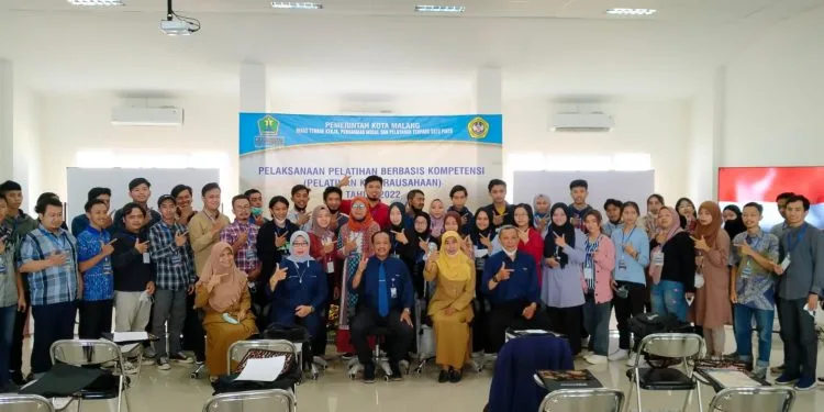Peserta pelatihan Dinas Tenaga kerja