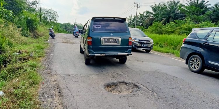 kerusakan Jalan antara Palembang, Musi Banyuasin, dan Jambi