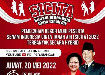 PDI Perjuangan - PDI Perjuangan Bakal Gelar Senam Sicita Serentak Pecahkan Rekor Muri