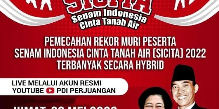 PDI Perjuangan - PDI Perjuangan Bakal Gelar Senam Sicita Serentak Pecahkan Rekor Muri