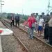 Ditabrak kereta api