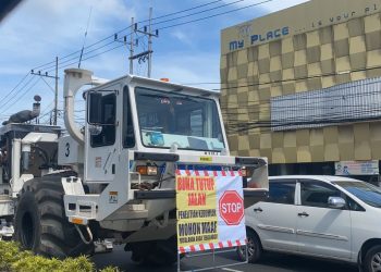 Mobil Pertamina vibroesis keliling Malang