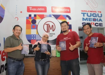 Pengurus AMSI kunjungan Tugu Media Group