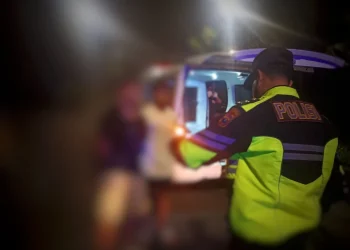 pria tewas akibat luka tusuk