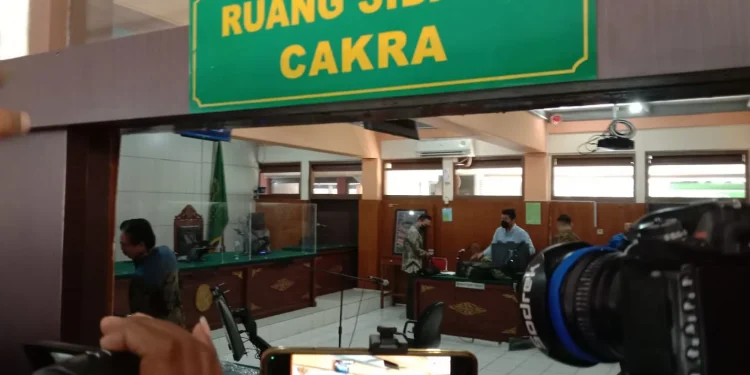 Sidang berlangsung virtual
