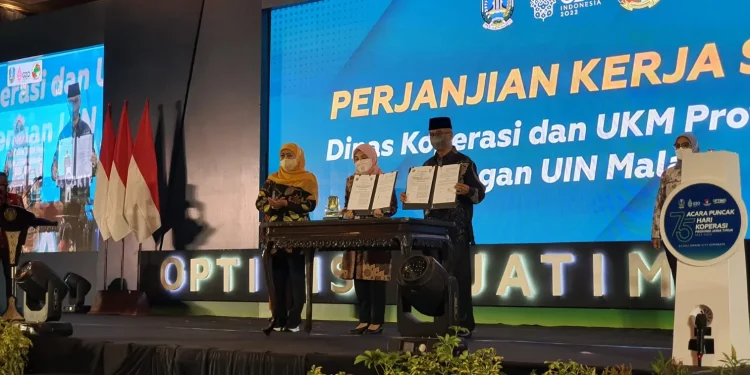 Perjanjian kerja sama UIN Malang dengan Dinas Koperasi Jatim