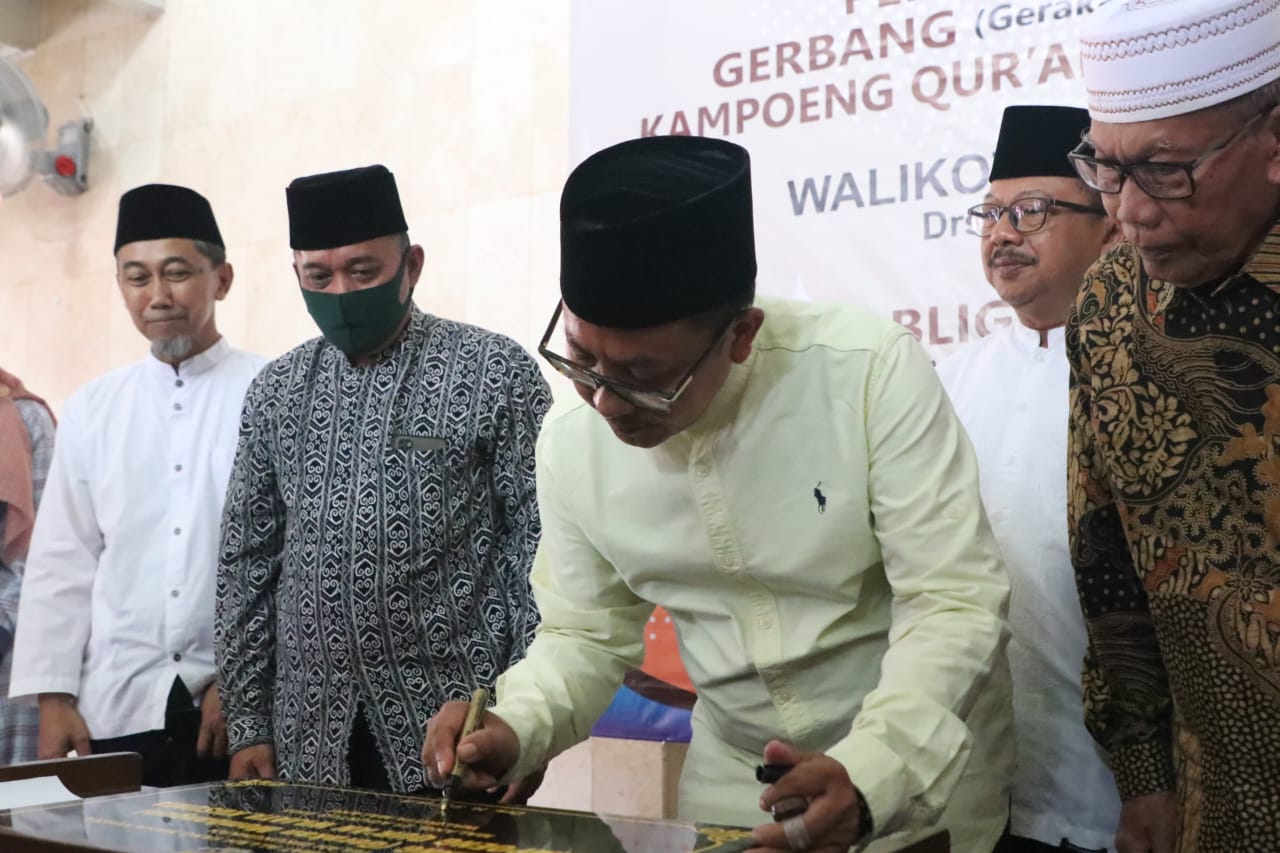 Pengukuhan Gerakan Membangun Qur'an Wijaya Kusuma. Foto: dok Pemkot Malang