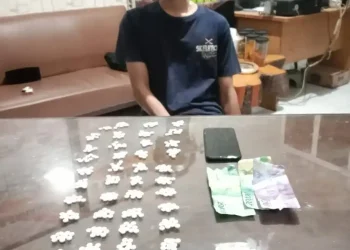 pengedar pil double L ditangkap polisi