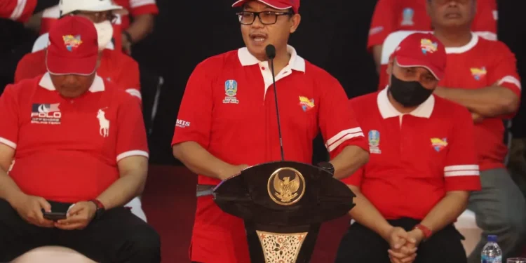 Wali Kota Malang Sutiaji saat memberikan arahan.