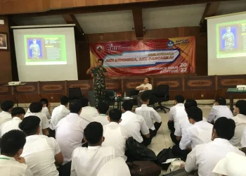Suasana materi wawasan kebangsaan di hari kedua PSSM STIE Malangkucecwara.